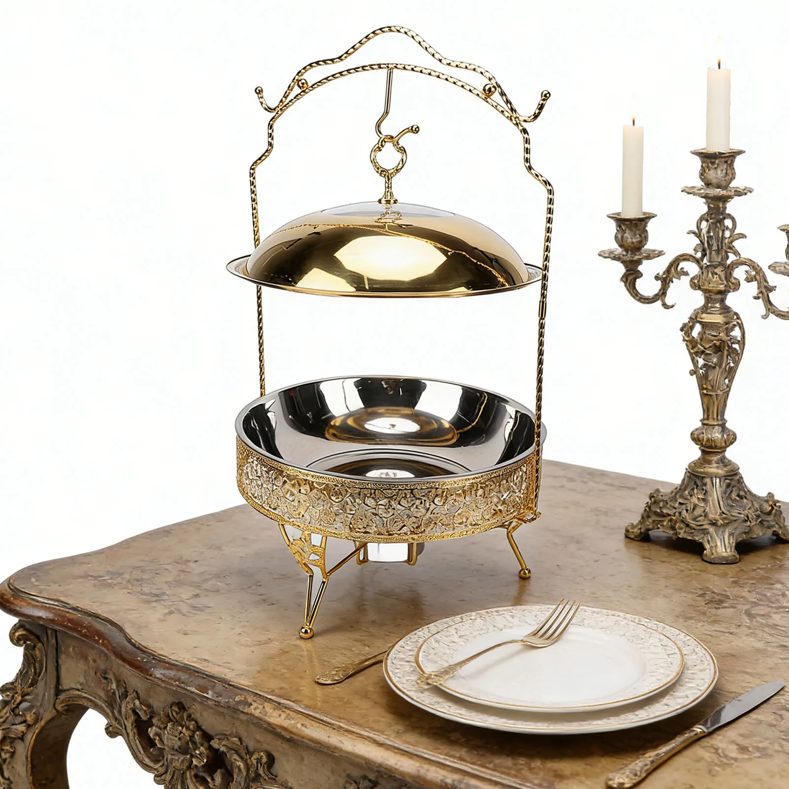 8L Round Stainless …