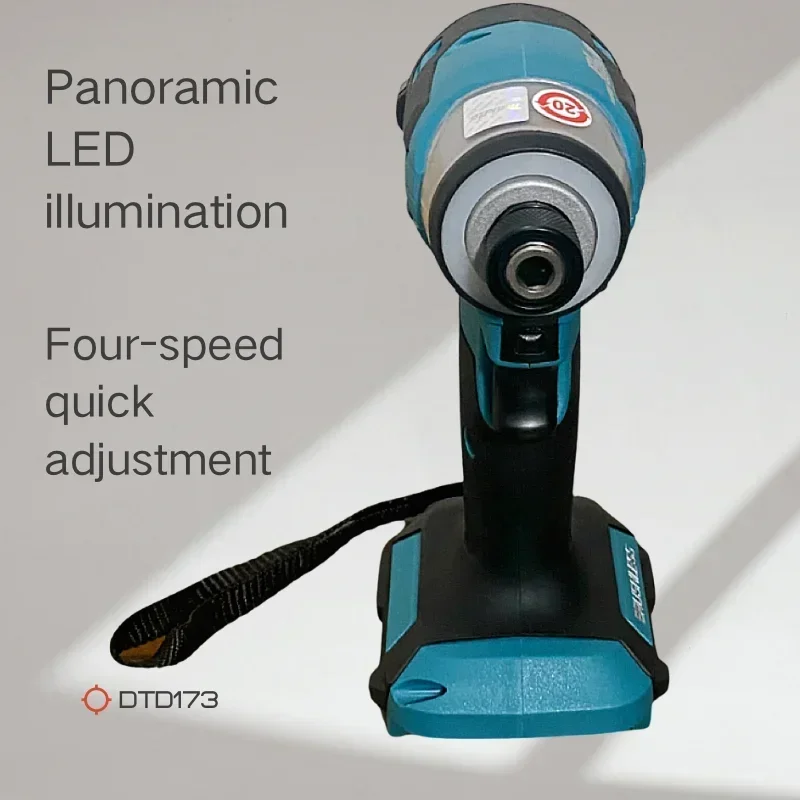 18V DTD173 Cordless Screwdriver Electric Key Wrench Torque Toos Impact Gun Power Tools Wireless Drill Free Shipping