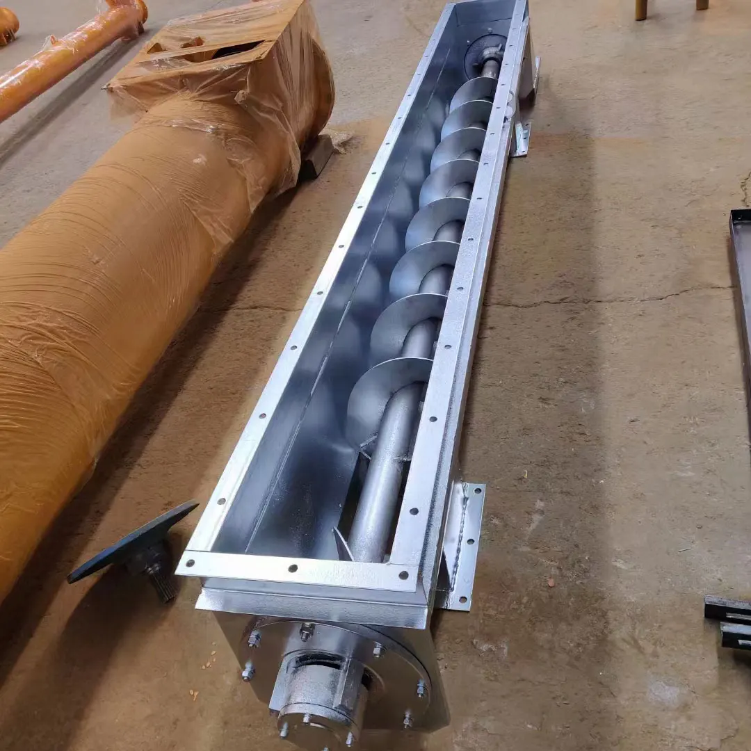 T Wheat, Maize and Rice Conveying Equipment U-shaped Grain Screw Conveyor