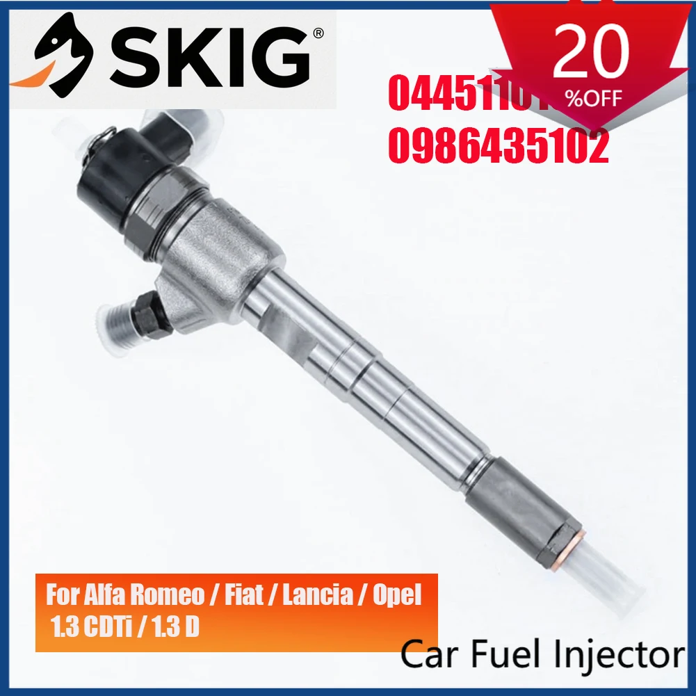 

Подходит 0445110183 0986435102 Новая форсунка дизельного топлива для Fiat 500 Doblo Panda 1.3D Opel Astra H 1.3 CDTI 2006-