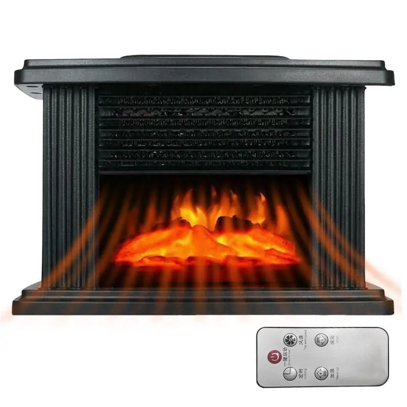 

Electric Fireplace Stove 1000W Fast Heating Fireplace Stove Freestanding Indoor Space Decorative Heaters For Study Room Game