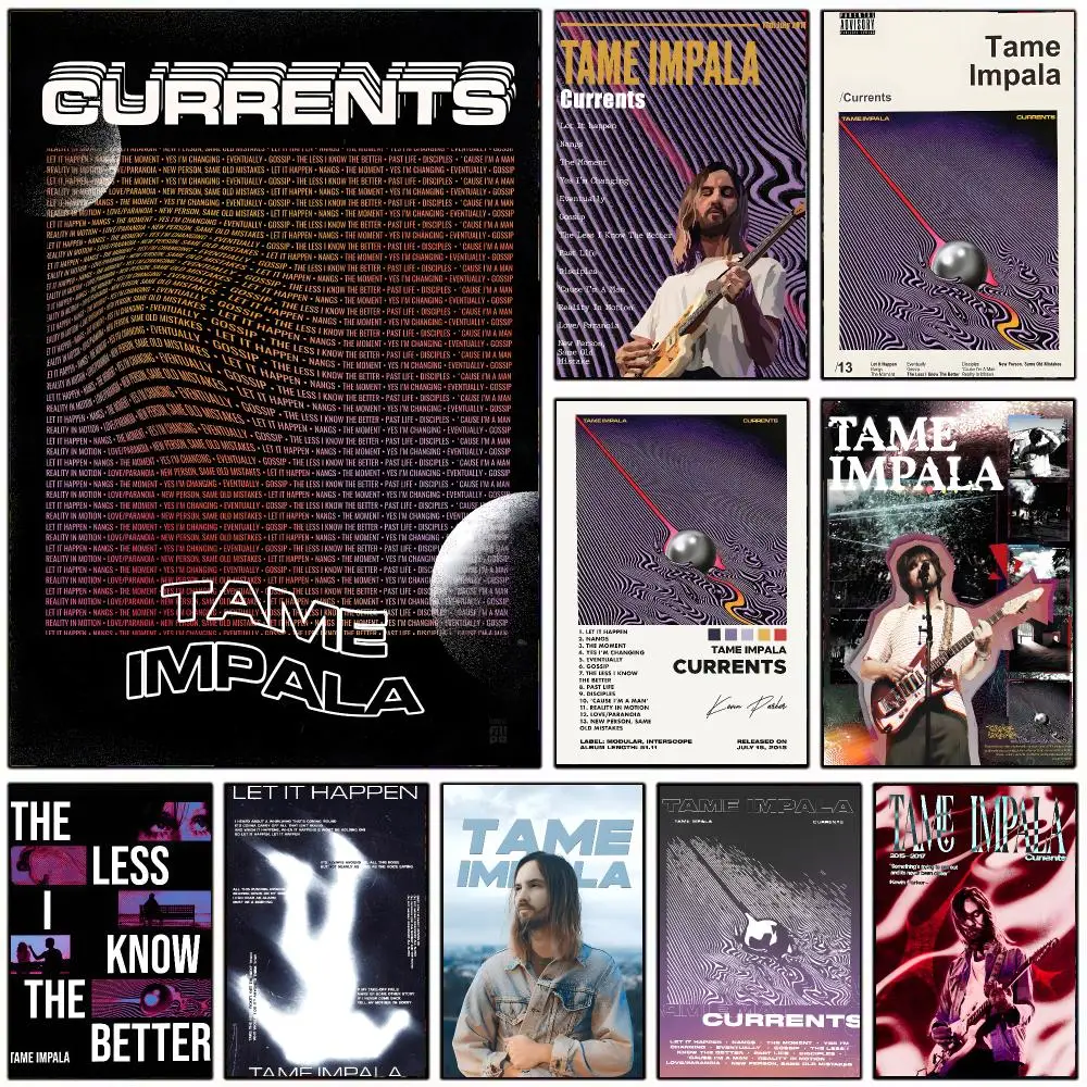 Psychedelic Band T-Tame Impala Poster Modern Home Decoration Interior Design & Contemporary Wall Art Collection
