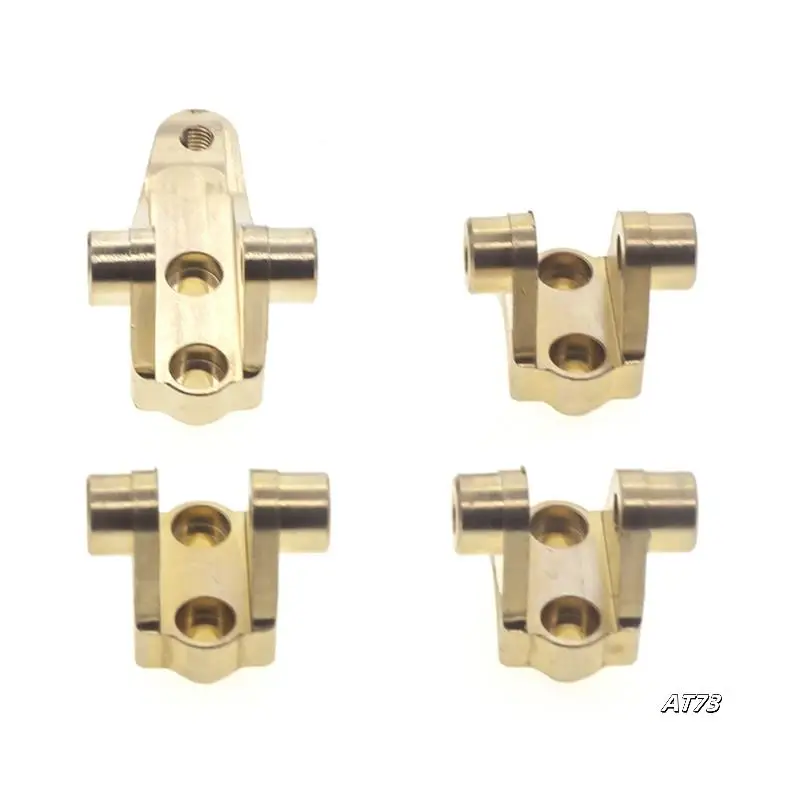 

For TRAXXA TRX-4 82056-4 Brass Front + Rear Keel Rod Holders Total 44G Set Remote Control Car Replacement