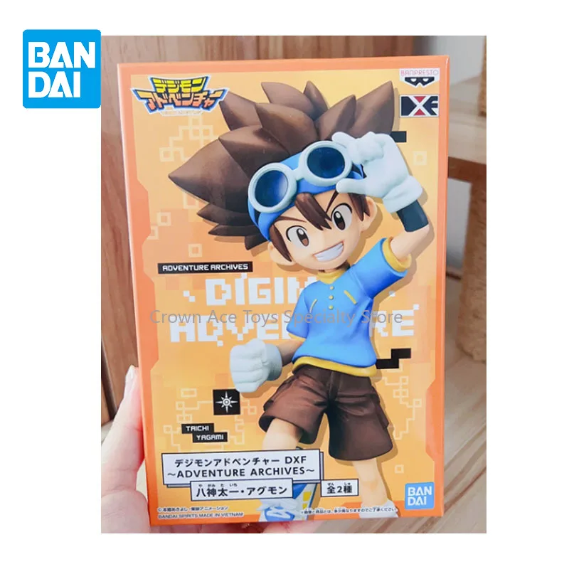 Bandai Banpresto DXF Digimon Adventure Yagami Taichi Agumon Anime Action Figures Trendy Toys For Boys Girls Kids Holiday Gifts