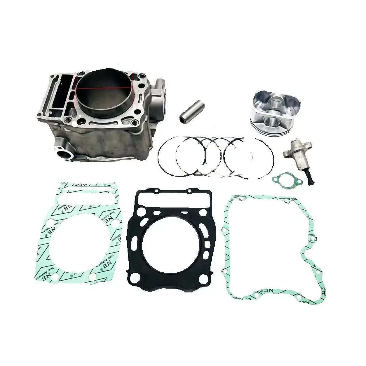 Cylinder Rebuild Kit for STS STE-LS Leopard 500GT KZM Jaguar 500 J500 ATV QUAD GO KART