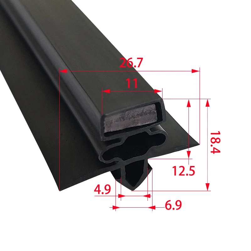 061 Food Grade Refrigerator Door Seal Magnetic Rubber Gasket Safe Non Toxic for Home Kitchen Freezer