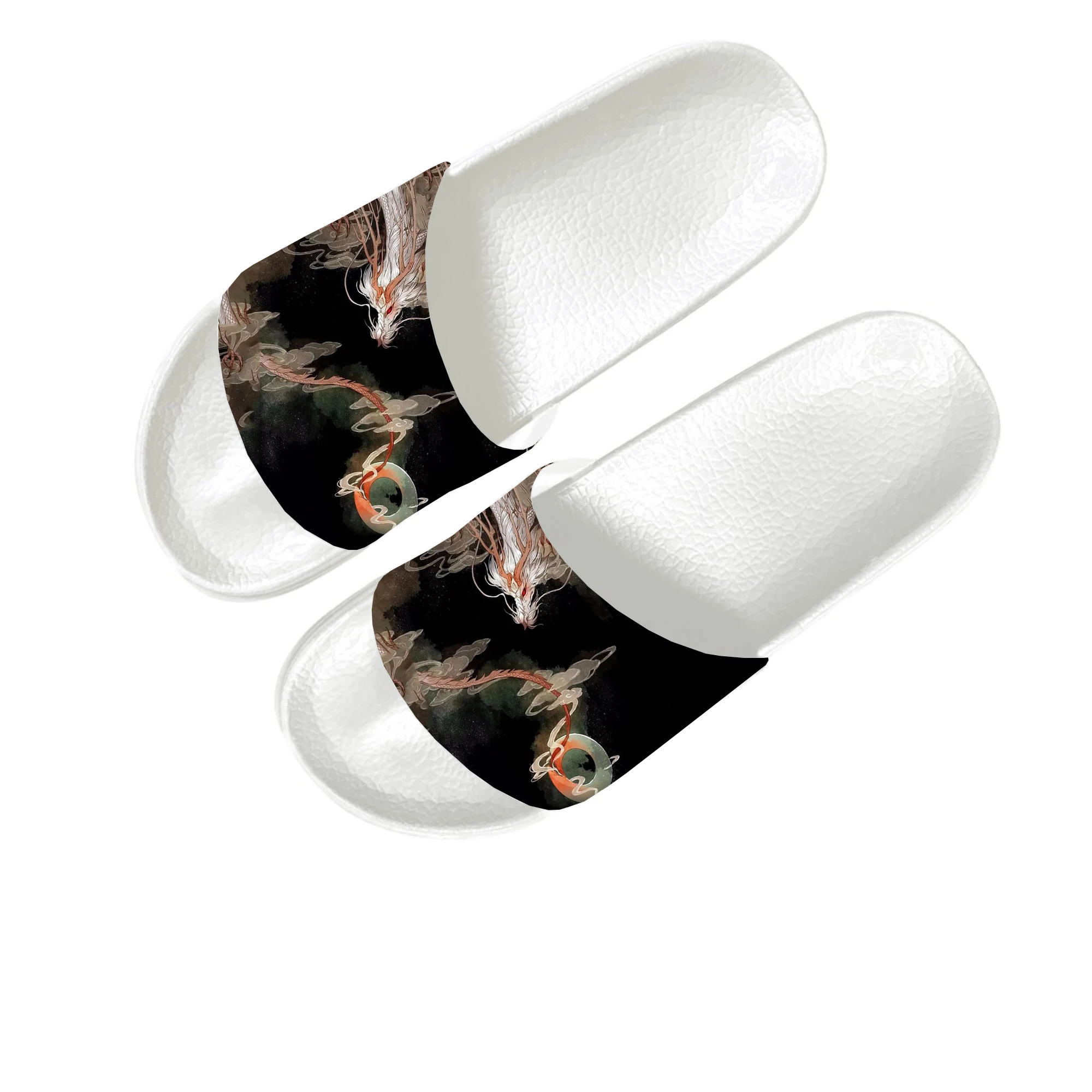 

Dragon Pattern Slippers Home Customized Water Shoes Men Women Teenagers Children Bathroom Pool Sandals That Can Be Worn Outside