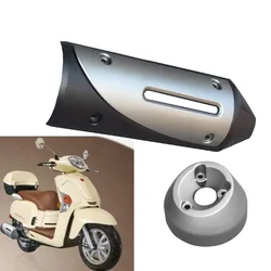 Motorcycle Exhaust Pipe Heat Shield Tail Cover Insulation Board For Kymco Like180 Like 200
