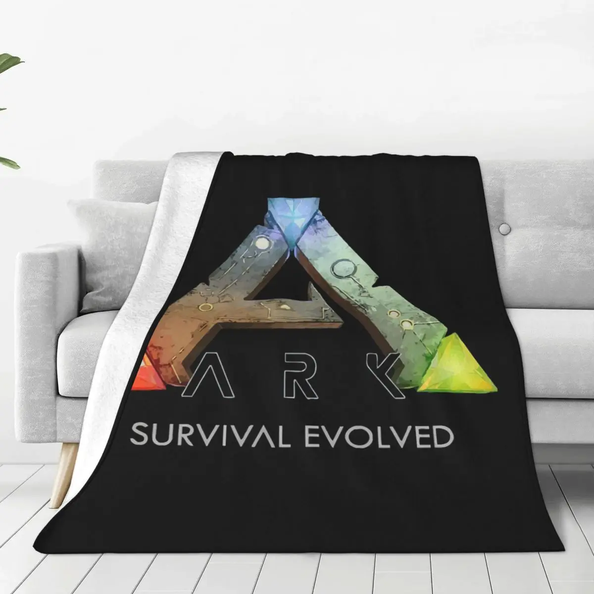 Ark Survival Evolved Blankets Soft Warm Flannel Throw Blanket Plush for Bed Living room Picnic Travel Home Couch