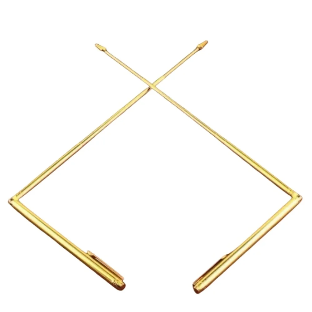 2 قطعة/المجموعة النحاس التنين تسعى التغطيس قضبان في الهواء الطلق الطاقة المياه الساحرة المحمولة التنين تسعى العكسة التغطيس قضيب الذهب #4