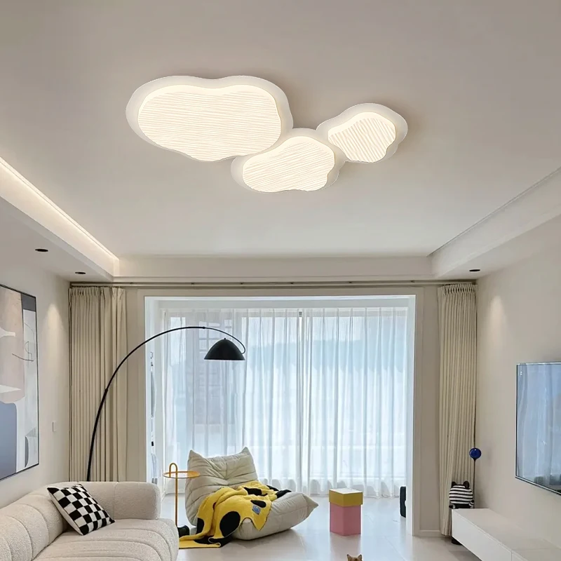 Tempat lilin plafon Modern, lampu hias Led kreatif untuk ruang tamu, Kamar tidur, ruang makan, tempat lilin Dekorasi Rumah warna putih