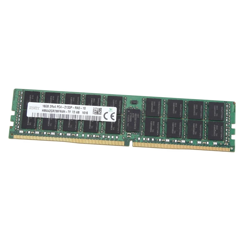 Pour SK Hynix 16 Go DDR4 Serveur RAM Mémoire 2133Mhz PC4-17000 288PIN 2Rx4 RECC Mémoire RAM 1.2V ECC REG RAM Installation Facile à Utiliser