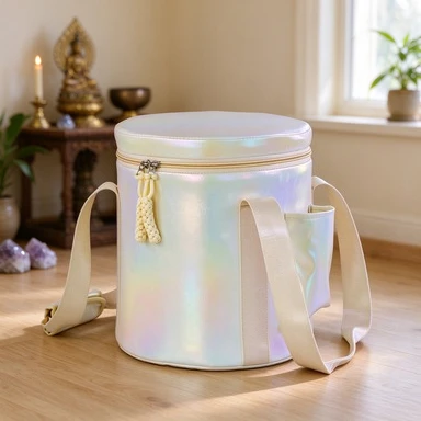 Crystal Singing Bowl Carry Bag Padded Shockproof Storage Case Portable Travel Bag  Sound Bowl Yoga Sound Healing Practitioner