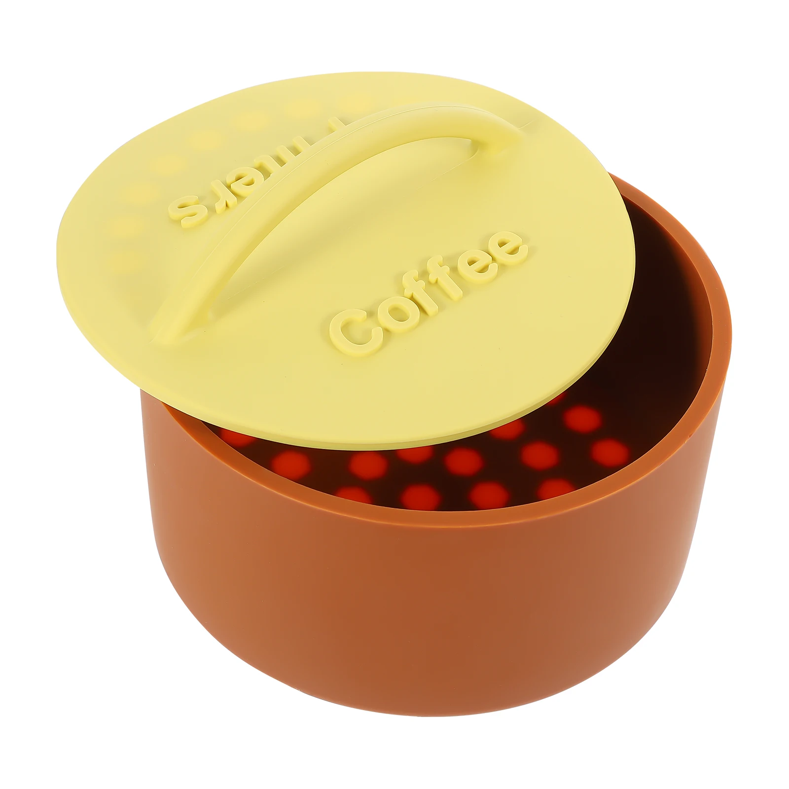 

1pc Coffee Filter Paper Box Silicone Storage Holder Dust-Proof Lid For Home Coffee Bar Countertop Filter Container