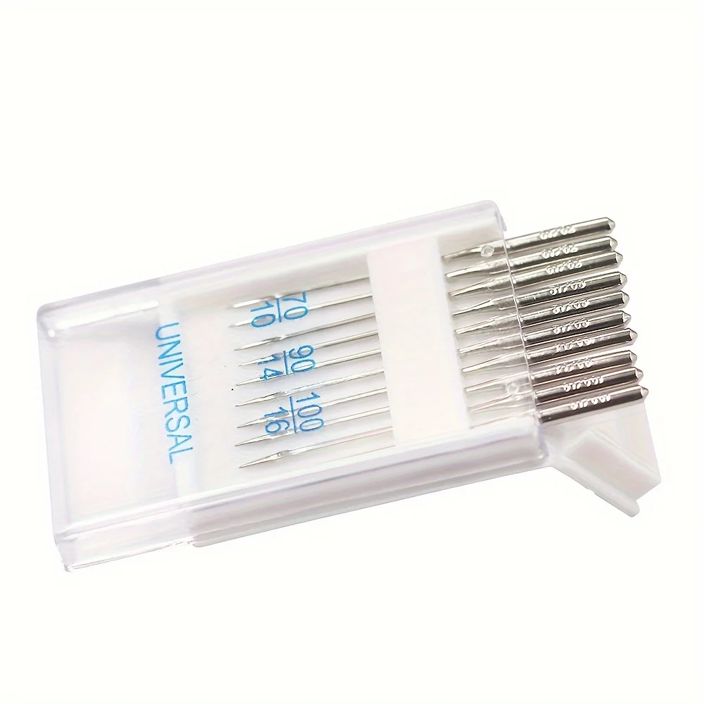 20-Piece Universal Sewing Machine Needles Set - 70/10 90/14 100/16 Assorted Sizes for Silk, Cotton, Jeans & Multi-Fabric
