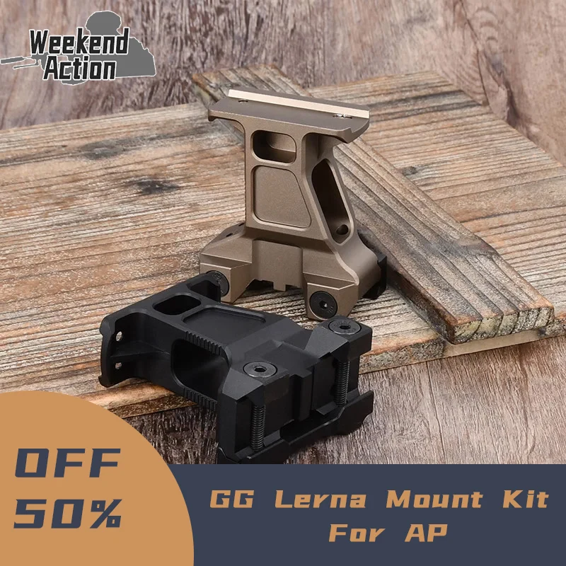 Tactical Metal Fast Scope Red Dot Sight Lerna Mount Kit Elevated Base Hunting Mounts Fit 20mm Picatinny Rail Weapon Accessories