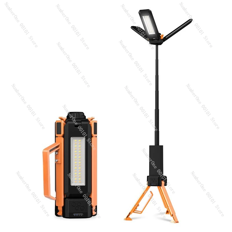 

Outdoor LED camp light | Strong searchlight, high-brightness emergency mobile work light, long battery life