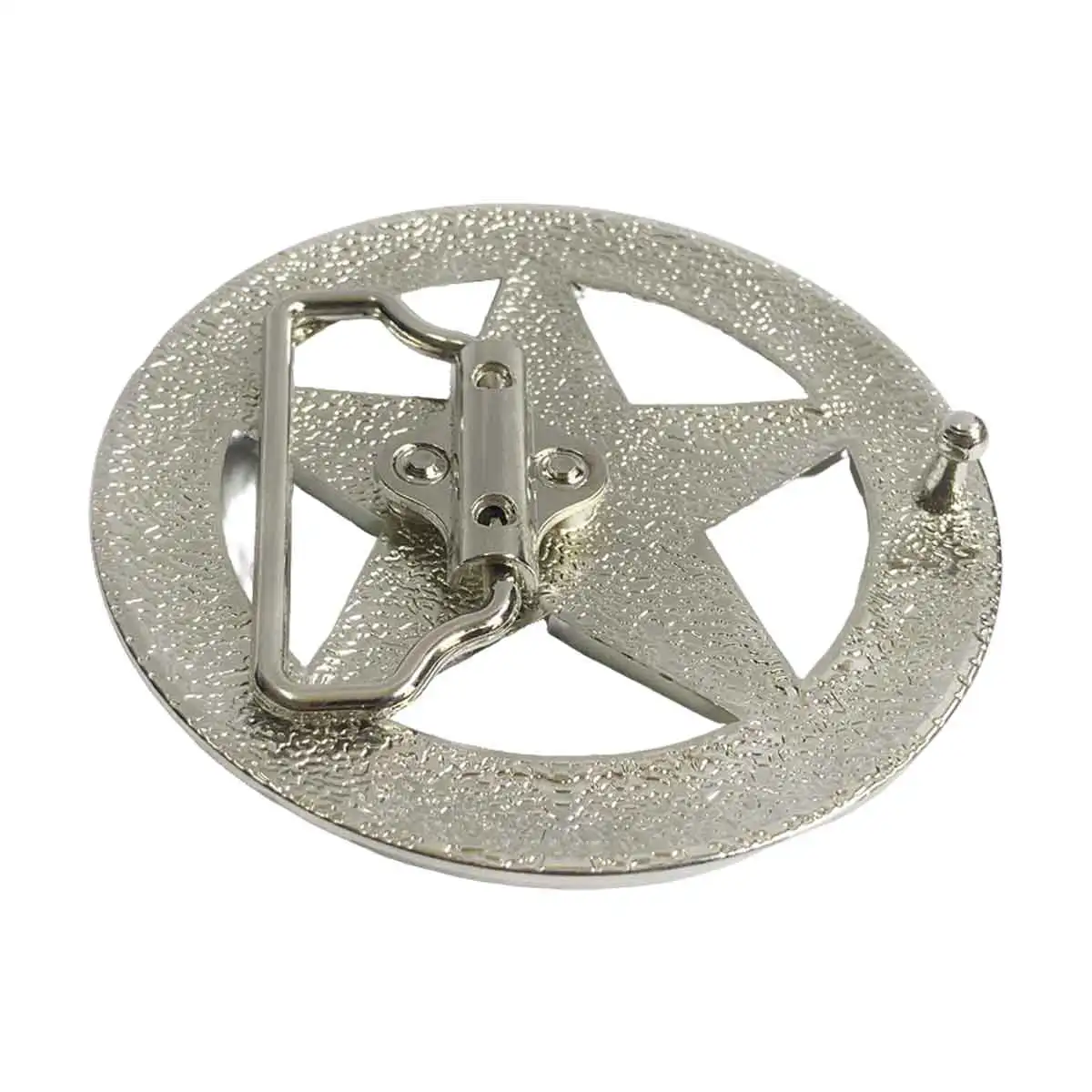 Retro Geometric Star Belt Buckle for Men