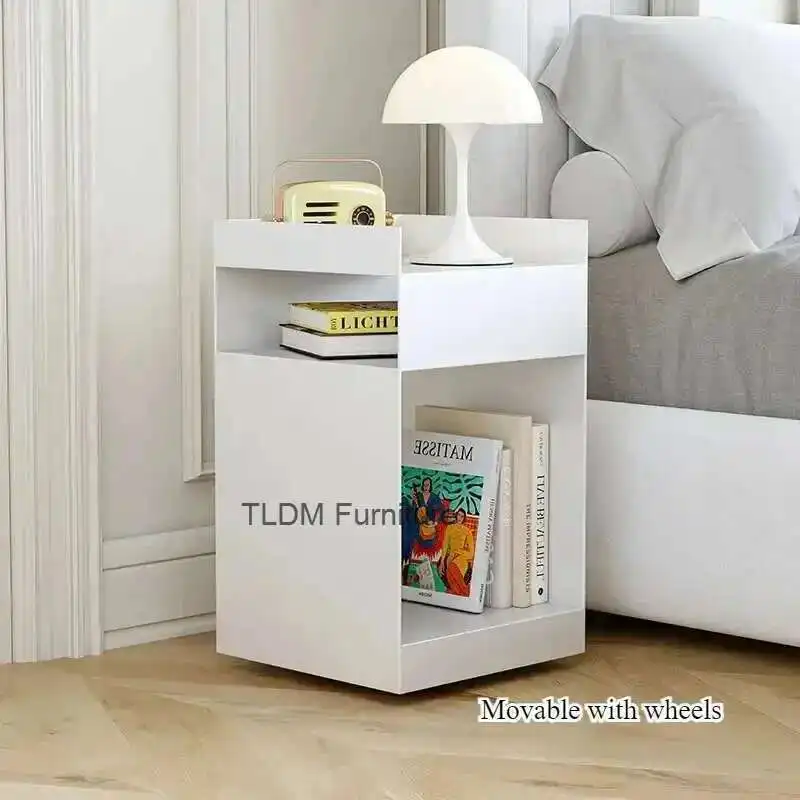 

Nordic Storage Cabinet Nightstands Modern Creative Luxury Beauty Nightstands Artistic Metal Table De Chevet Bedroom Furniture
