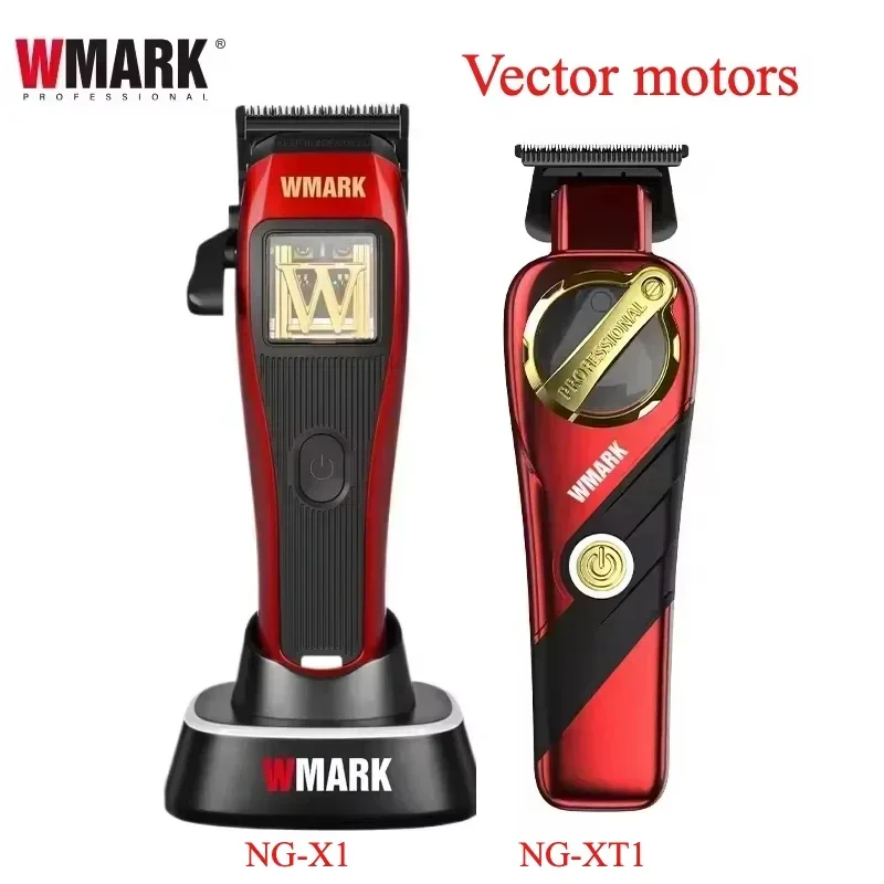 WMARK 9213 + X1 Hair Clippers Set,Magnetic levitation motor, high speed 9000rpm,Beard Trimmer,Hair Clipper for men,DLC Blade