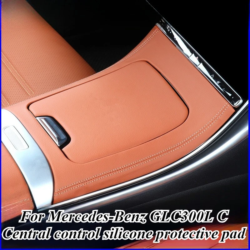 

For Mercedes Benz GLC300L 2019-2024 & C-Class W205 Dashboard Mat Center Console Anti-Slip Silicone Pad Car Interior Accessories