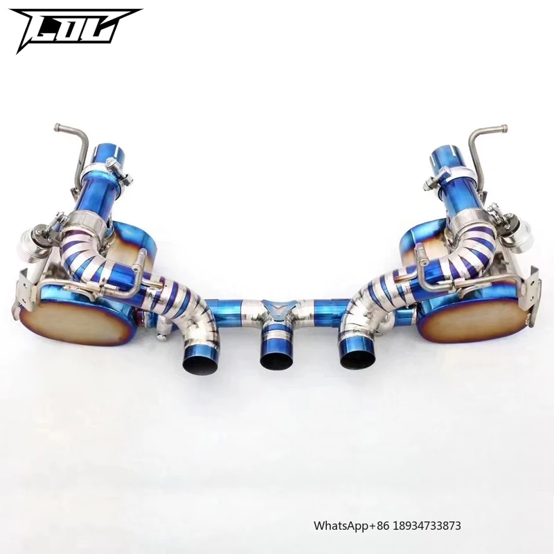 

Catback Exhaust For Ferrari 458 4.5 2009-2016 Automotive Performance Accessories Exhaust Pipe Titanium alloy Exhaust Downpipe