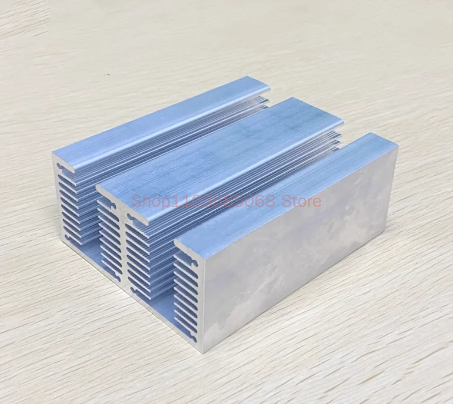 

80*40*100mm High Power Dual Fan Air-cooled Radiator Profile Electronic Triode Cooling Fin Custom Electronic Triode Heat Sink