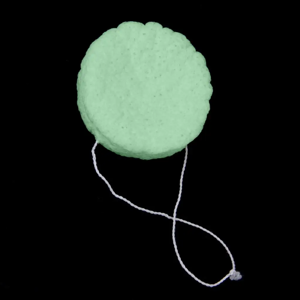 Green Tea Konjac Face Washing Puff Sponge Cleanser Pad for Women Soft Natural Fiber Exfoliator Tool for Shrinking Pores and