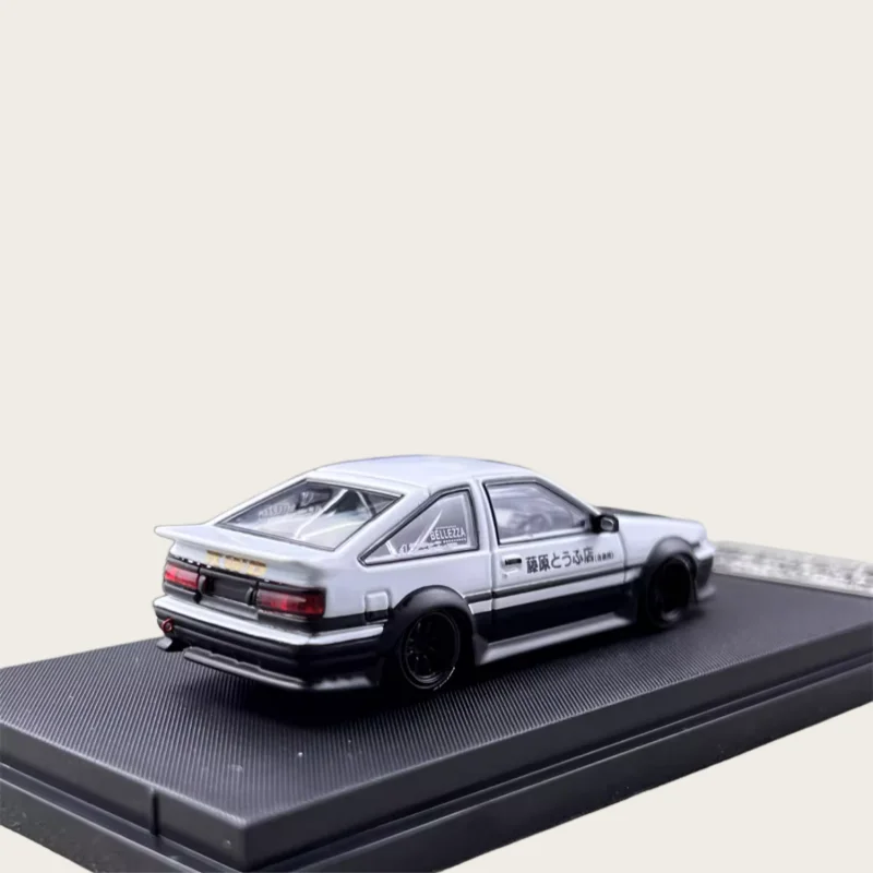 SW ダイキャスト 1/64 スケール トヨタ 合金製モデルカー トヨタ AE86 LBWK RWB ホワイト プレイビークル おもちゃ 男の子向けギフト オリジナルボックス入り