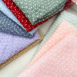 Flocked White Polka Dot Mesh Tulle Net Fabric High Quality DIY Sewing Bridal Veil Gown Girls Skirt Dress Wedding Decor Supplies