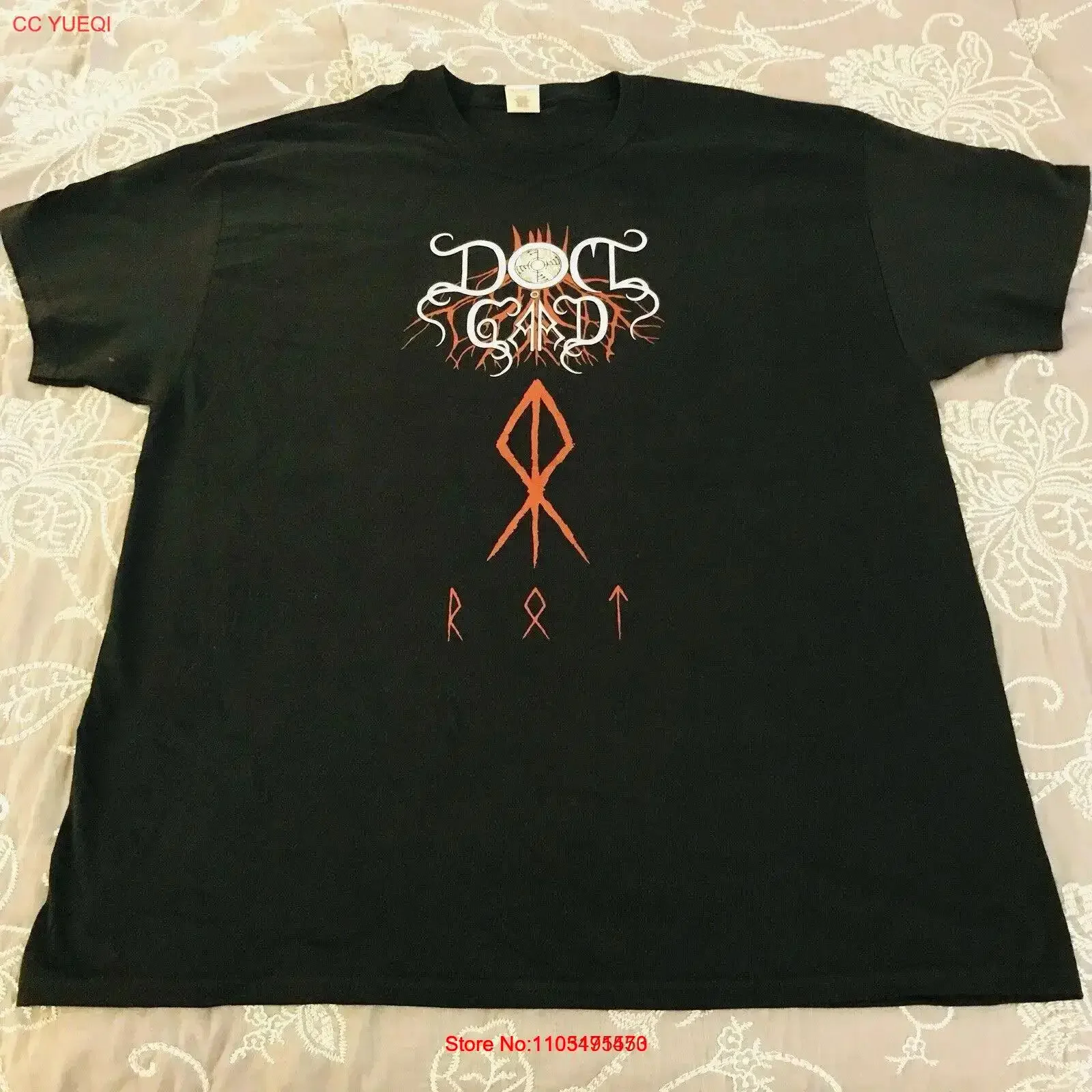 DOMGARD t-shirt XL l'inquisition du sabme Urgehal Urfaust Empyrium vintage lavé étiré doux légèrement unisexe confortable