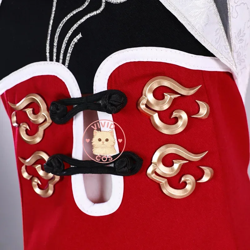 Koaka: Bladepoint Valda Cui كوسبلاي عالي الجودة زي ركوب اللعب فستان مثير مع ظلال عيون للنساء بدلة Comic Con