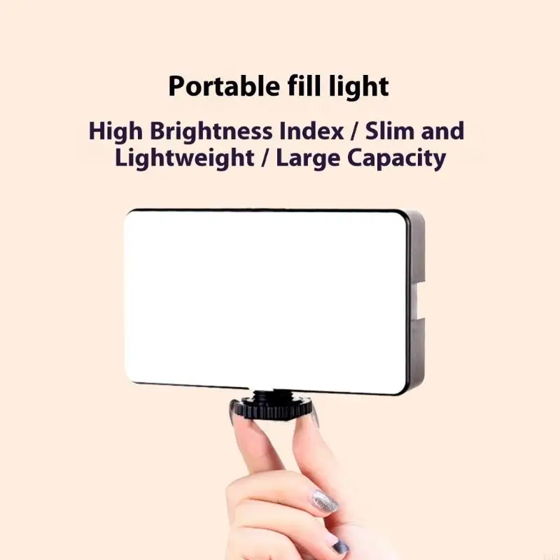 

Переносная крошечная светодиодная аккумуляторная батарея для фотосъемки видео Vlog K1KF