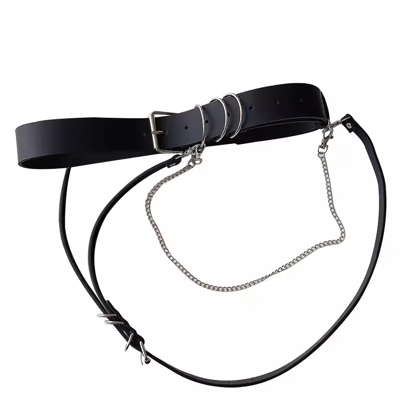 Cintura da donna in pelle PU moda tracolla corsetto femminile fascia da smoking cappotto cintura abito decration cintura larga J454