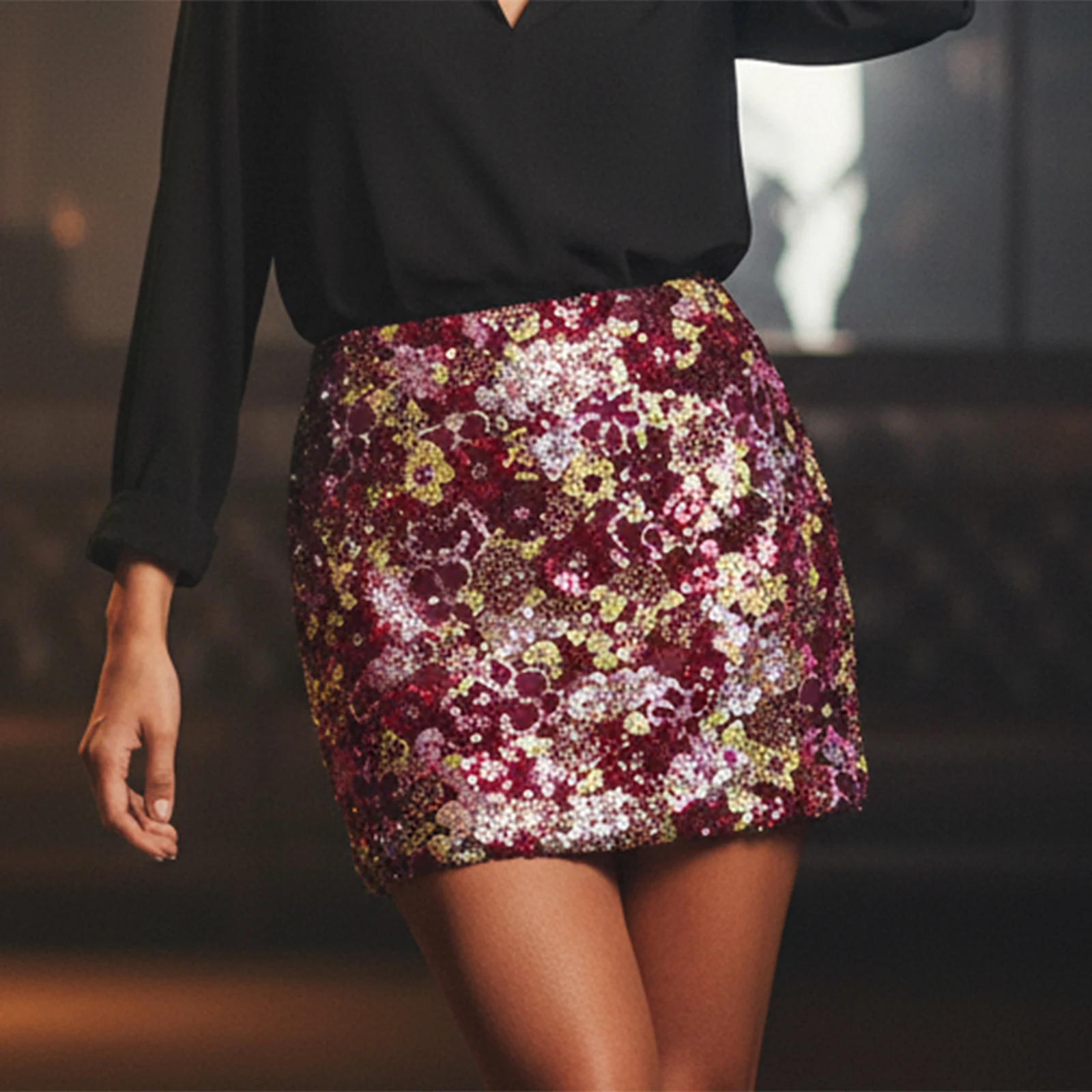 Mulheres verão y2k vintage coquette lantejoulas mini saias 90s estética sexy cintura baixa bodycon clube festa saias streetwear
