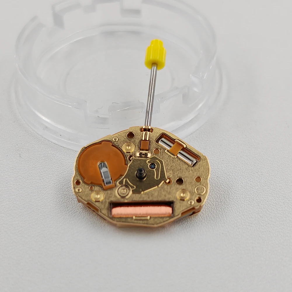 Japón Miyota GL20 movimiento de reloj de cuarzo modificación reemplazar mecanismo Super GL20 movimiento de cuarzo dorado con batería/piezas de vástago