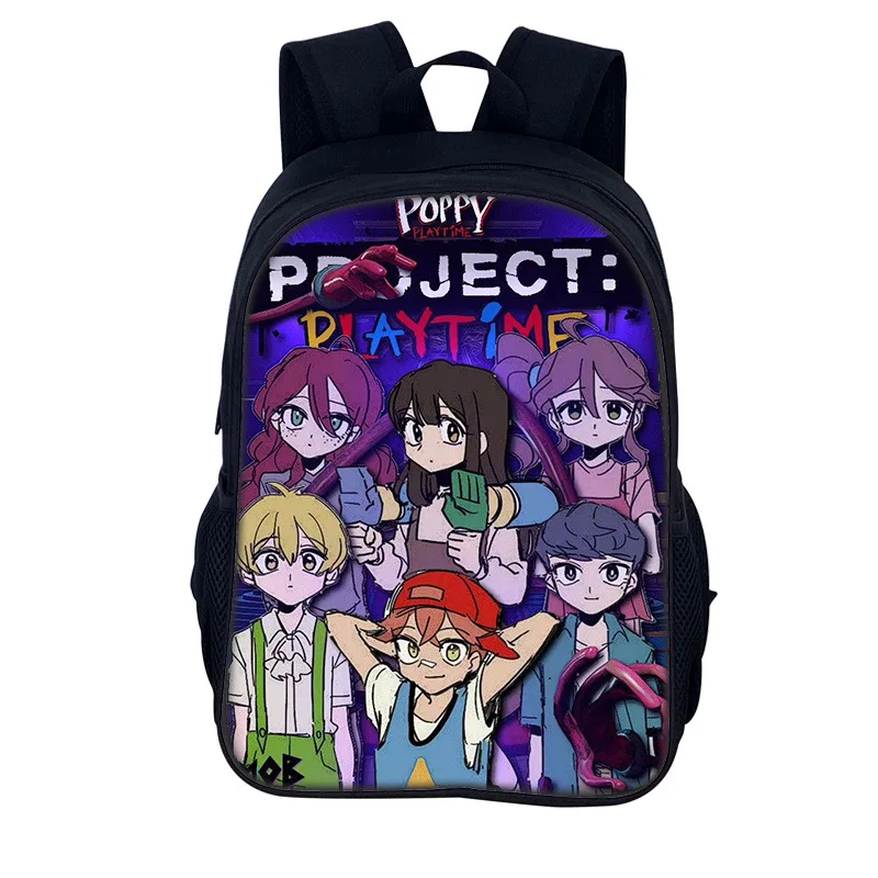 Project Playtime Large Capacity Boxy Boo School Backpack Pencil Case Small Anime Kawaii Cartoon School Bag Mochila