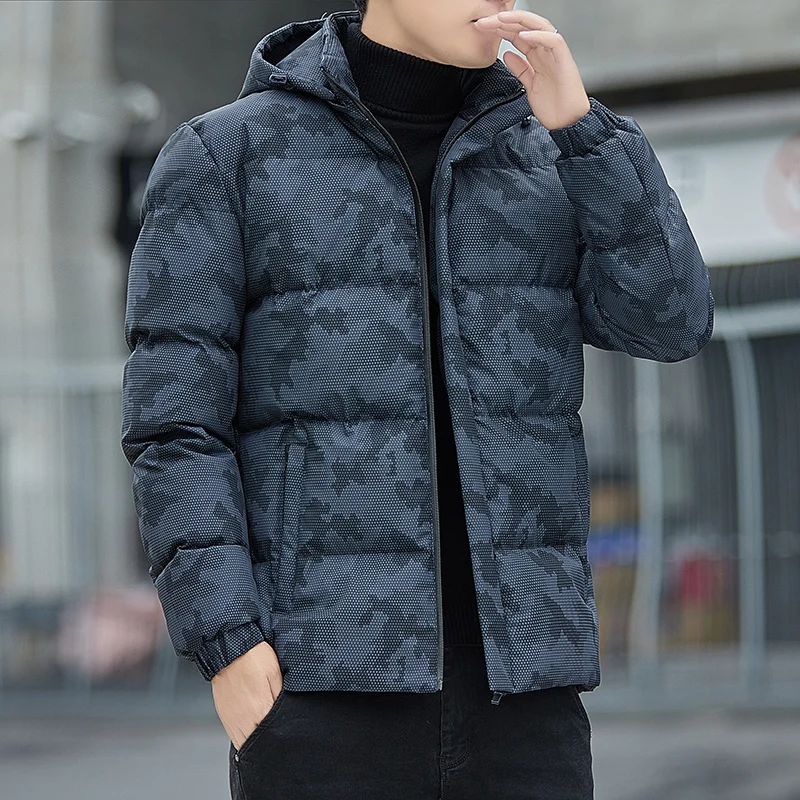 Men Winter Warm Parkas 2024 Fashio Windproof Coat Streetwear Oversized Hip Hop Jacket Outwear