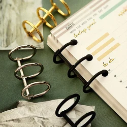 3-Ring Loose-Leaf Ring Notebook Organizer Tool Manual Ledger DIY Three-Ring Metal Ring Buckle A5A6 Universal Desk Calendar Ring