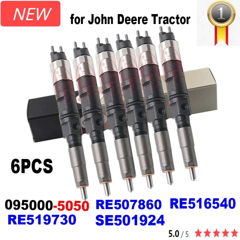 5050 for John Deere Tractor RE507860 RE516540 RE519730 SE501924 095000-5050 0950005050 Diesel Car Fuel Injector