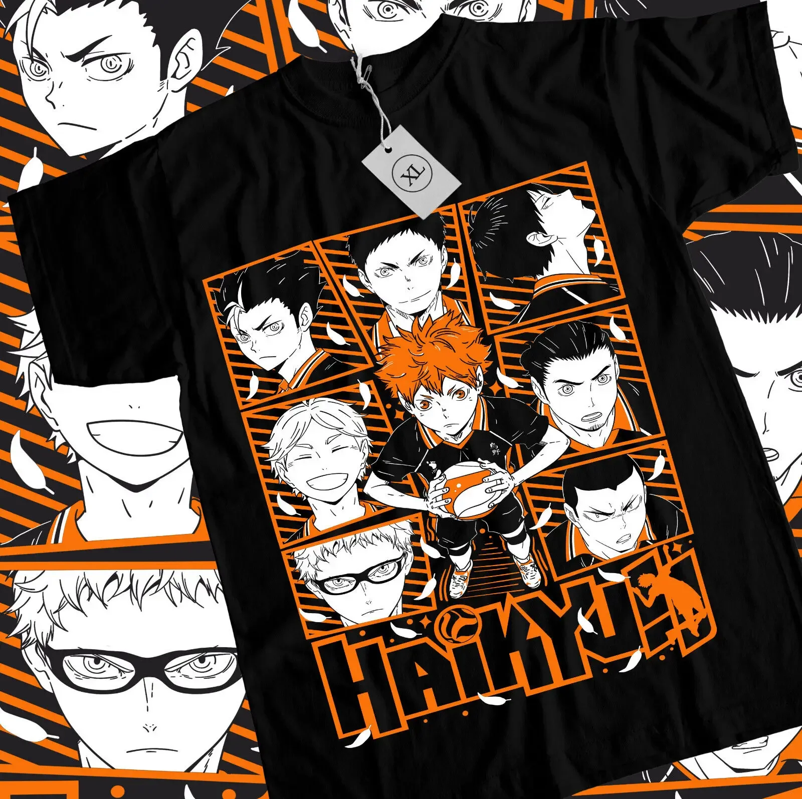 Haikyuu T-shirt Volleyball Kuroo Tetsurou Kozume Kenma Anime Shirt All Size