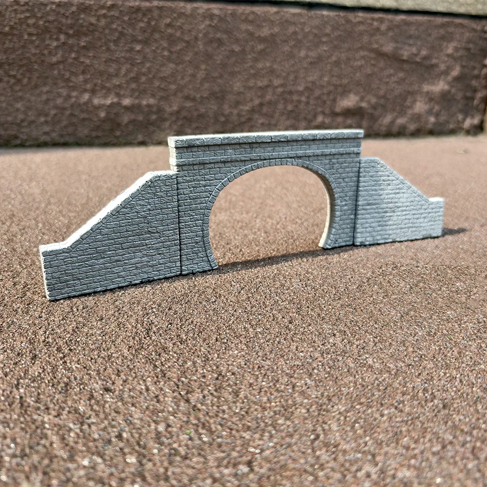 Mini N Treintunnel Uitgang Ingang Model Spoorwegtunnels Portaal DIY Bergspoor Treinspoor Zandtafel Scène Accessoires