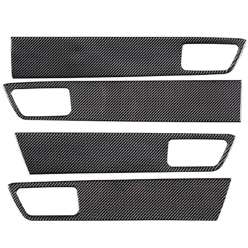 

AU63-1 Set Soft Carbon Fiber Style Car Styling Car Door Inner Handle Panel Cover Sticker For Toyota