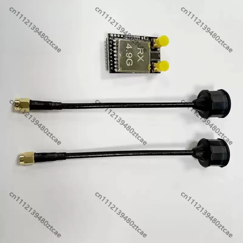 FPV Wireless Image Transmission Receiver with Dual Antennas, Compatible with FPV Video Goggles for RC Racing Drone