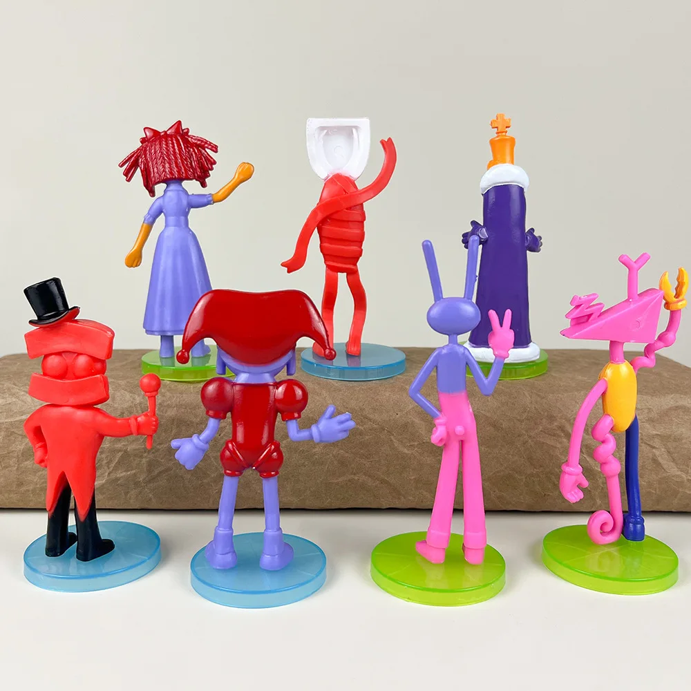 الرقم السحري تمثال السيرك نموذج سلسلة البضائع كعكة الزينة محشوة اللعب الحلي #4