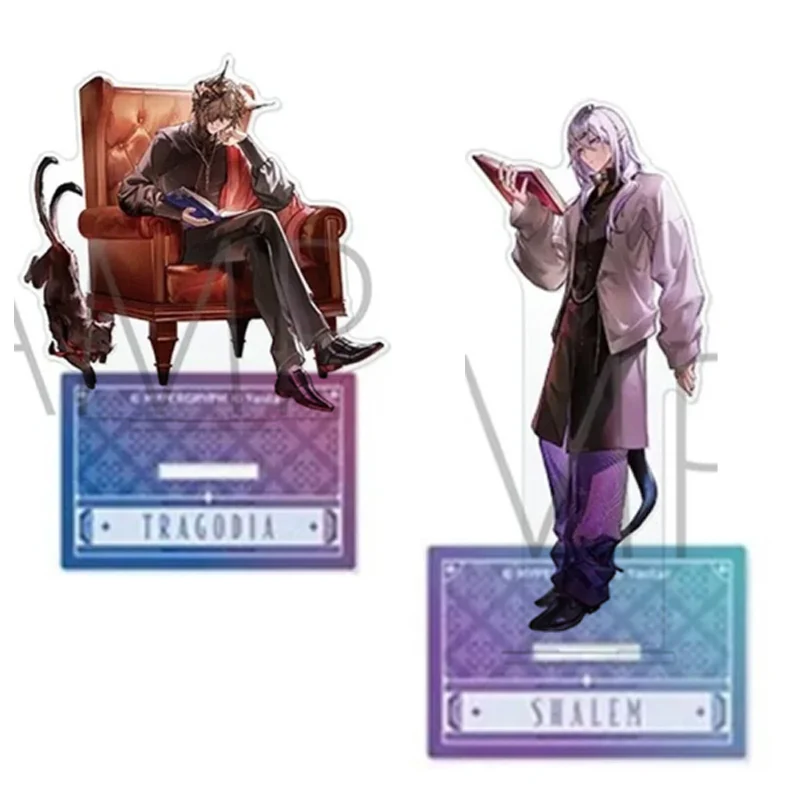 Placa acrílica de anime Arknights, figura de dibujos animados, modelo de Shalem Phantom, letrero de pie, llavero, decoración de escritorio, regalo para fans
