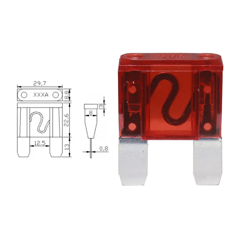 【10-5PCS】20A 30A 40A 50A 60A 70A 80A 90A 100A 120A Large Size Insurance Plug In Insert Xenon Light Blade Fuse