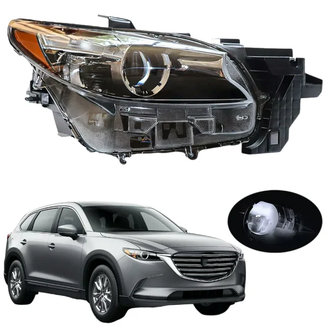 

For Mazda CX-9 CX9 2016-2023 USA Version LED Headlight Headlamp TM52-510K0 TK50-51040