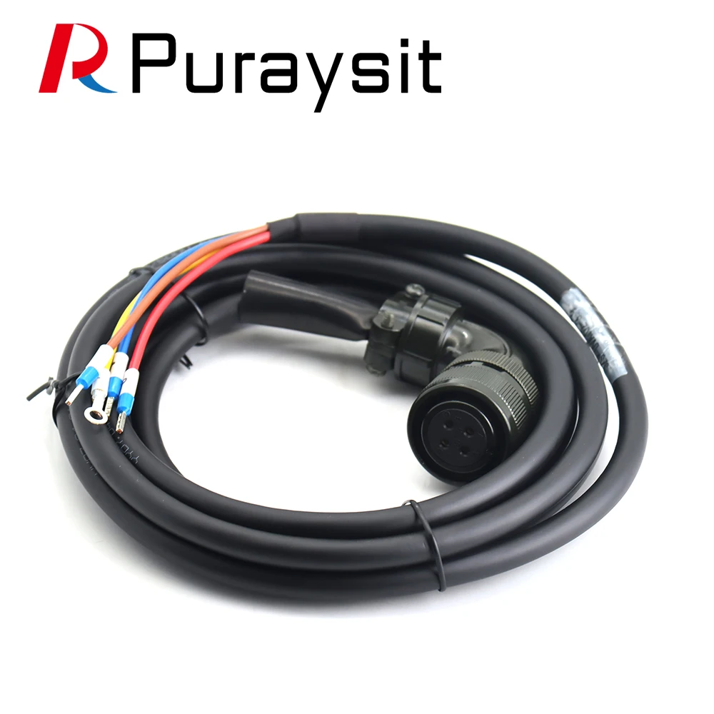 Puraysit Servo Motor Power Cable JZSP-UVA302-03-E JZSP-UVA302-05-E JZSP-UVA302-08-E JZSP-UVA302-10-E for Yaskawa