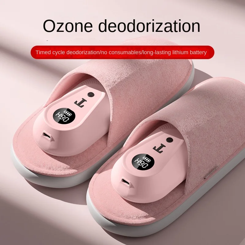 (Long-Press to Power on) Shoe Cabinet Deodorizer USB Rechargeable Air Purifier, with 1200Mah Battery, Pet Purifier for Refrigerators, Used for Wardrobes, Shoe Cabinets, and Refrigerators, Deodorizer Suitable for Any Enclosed Space That Requires Air Purification